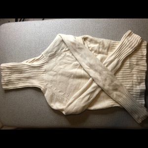 Ann Taylor cashmere cream turtleneck